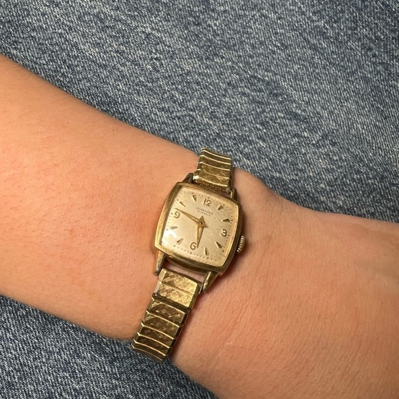 Vintage 1950\'s Junghans Gold Watch main image 5
